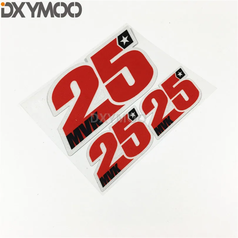 تصفيف السيارة الشارات دراجة نارية موتوكروس موتو سباق ملصق مصدات للنجم MVK 25 مافريك VINALES GSX-R1000 #3