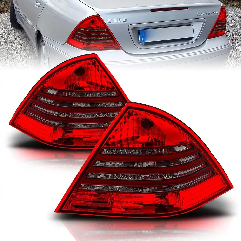 

Taillights Red/Smoke for Mercedes BenzC Class W203 - Passenger and Driver Side
