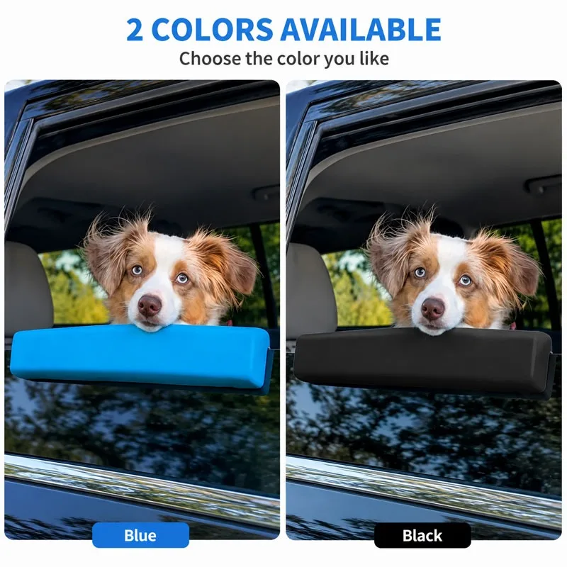 Almohadilla de soporte para la barbilla de perros para ventana de coche EVA, suave, soporte portátil para el borde de la ventana del coche, cojín para proteger la barbilla y las patas de las mascotas.