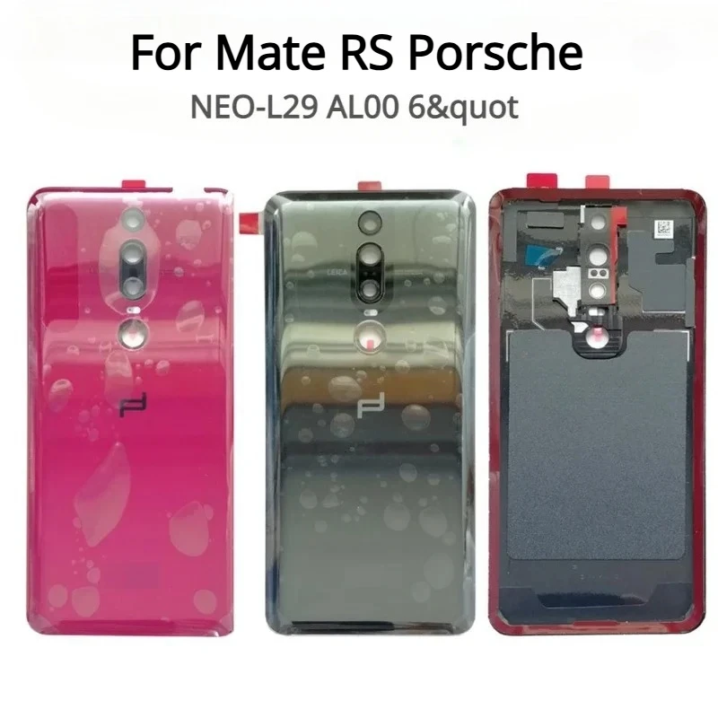 Mate RS For Huawei Mate RS Porsche Design NEO-L29 AL00 6" Glass Rear Back Housing Battery Cover