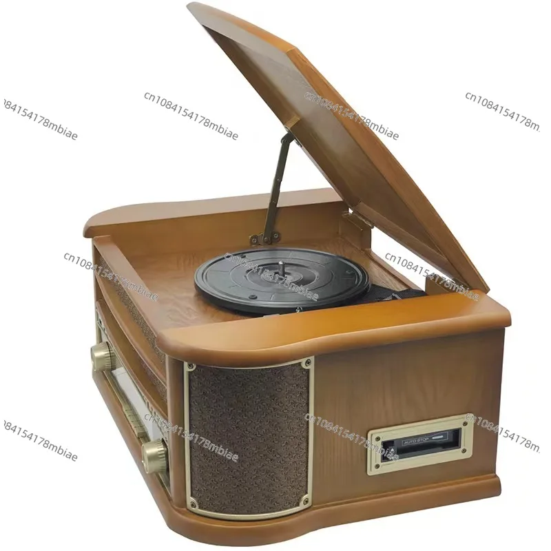 Vintage Vinyl Phonograph Classical Gramophone CD Player CD Player Radio Audio Home Furnishings