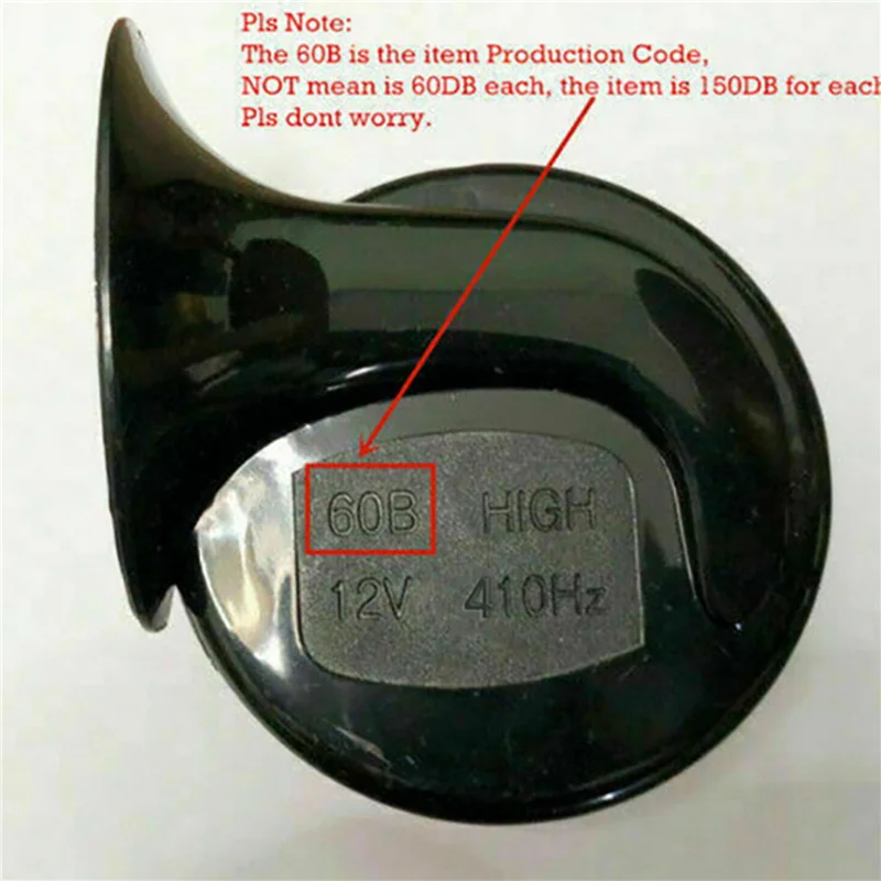 

300DB Super Train Horn For Trucks Car Boat Motorcycle Electric Horn-12V 2 Pair