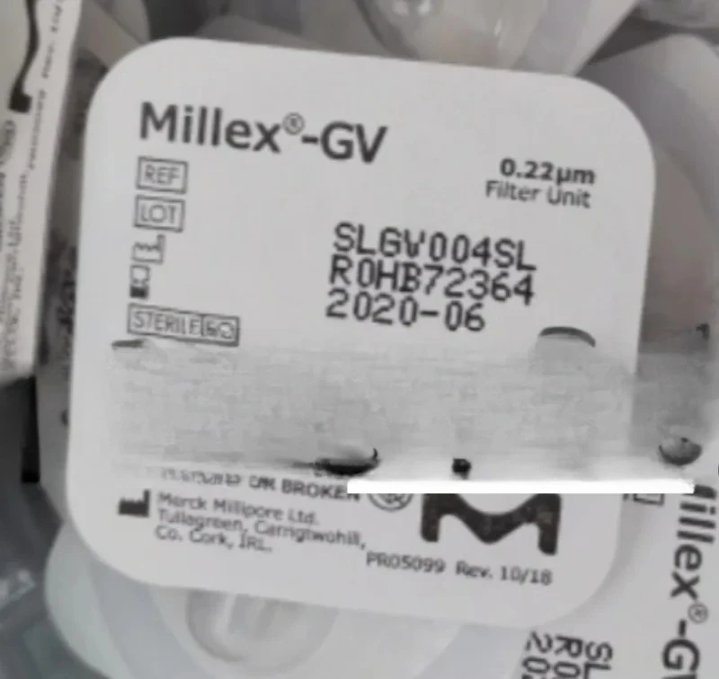 

Millipore Miiex-GV 0.22um PVDF 4mm needle filter sterile SLGV004SL 1PC