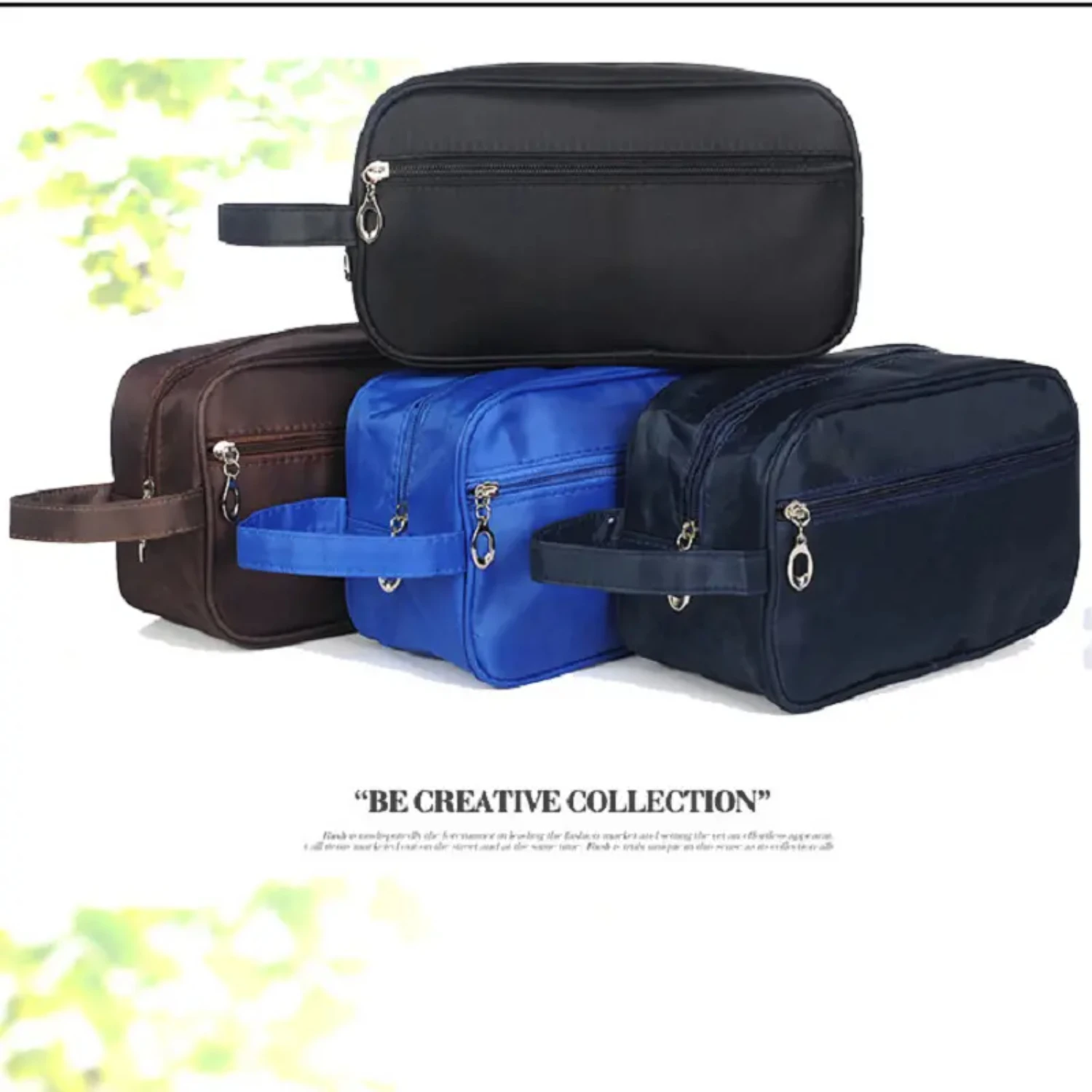 

Elegant Waterproof Portable Toiletry Bag for Travel, Gym, Shaving Essentials