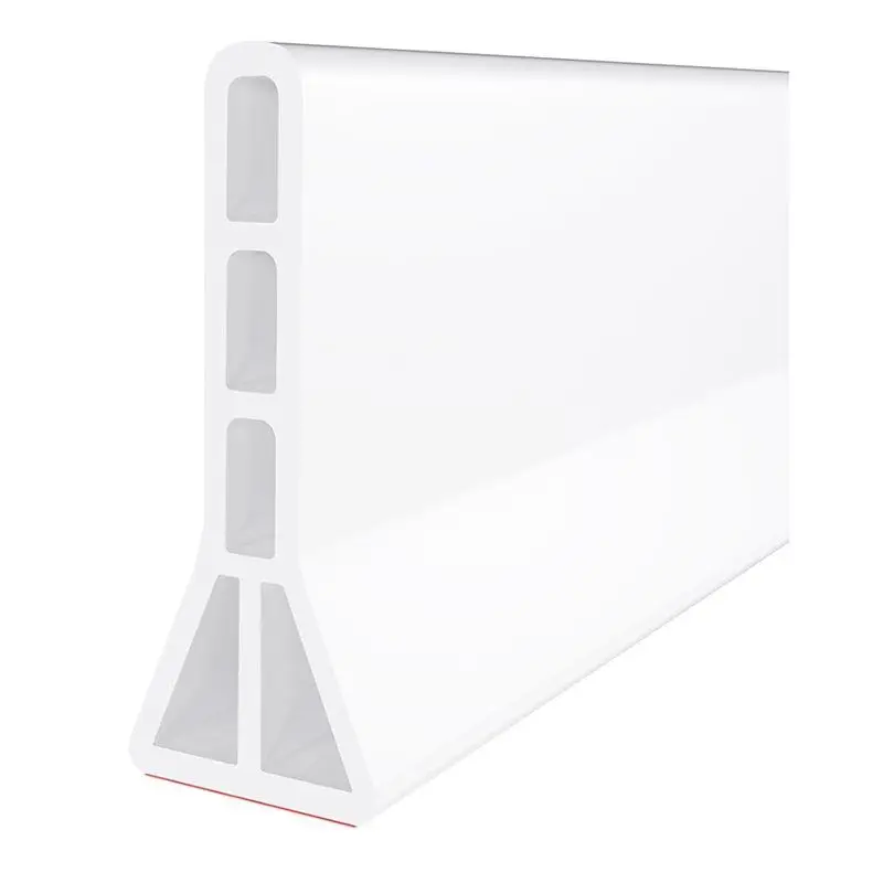 

Easy Use Water Splash Guard For Curbless Shower 4" High Shower Threshold Water Dam 59 In Fold For Curbless Shower Barrier