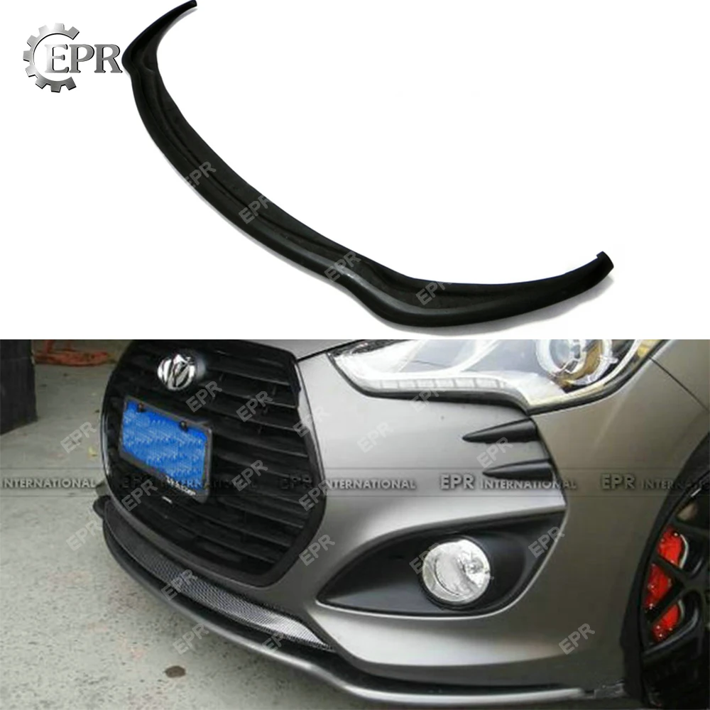 

For Hyundai Veloster FRP Fiber Glass Front Bumper Bottom Lip(Turbo) Fiberglass Splitter Under Spoiler Tuning Part For Veloster