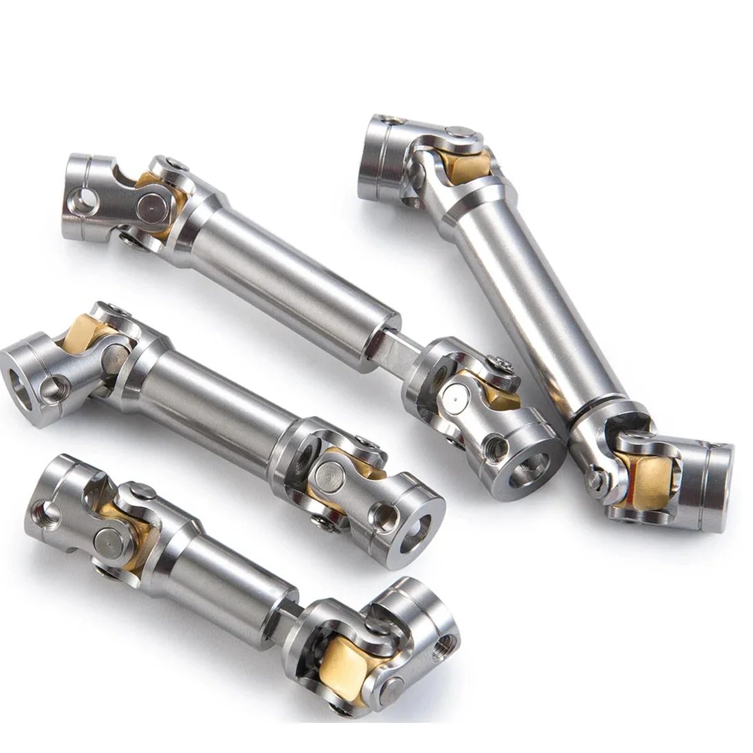 1Pcs Internal Spline Metal Drive Shaft Universal Joint Driveshaft for 1/10 RC Crawler TRX4 SCX10 Gladiator TF2 D90 YK4082 104311