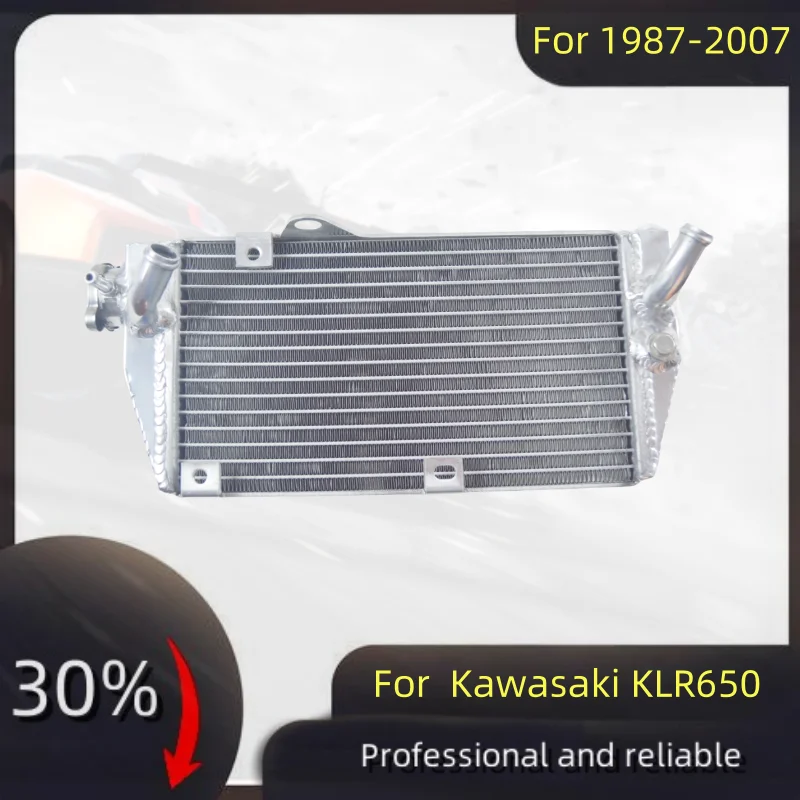 

Aluminum Radiator For 1987-2007 Kawasaki KLR650 KLR 650Cooler Cooling Coolant 1987 1988 1989 1990 1991 1992 1993 1994 1995 1996