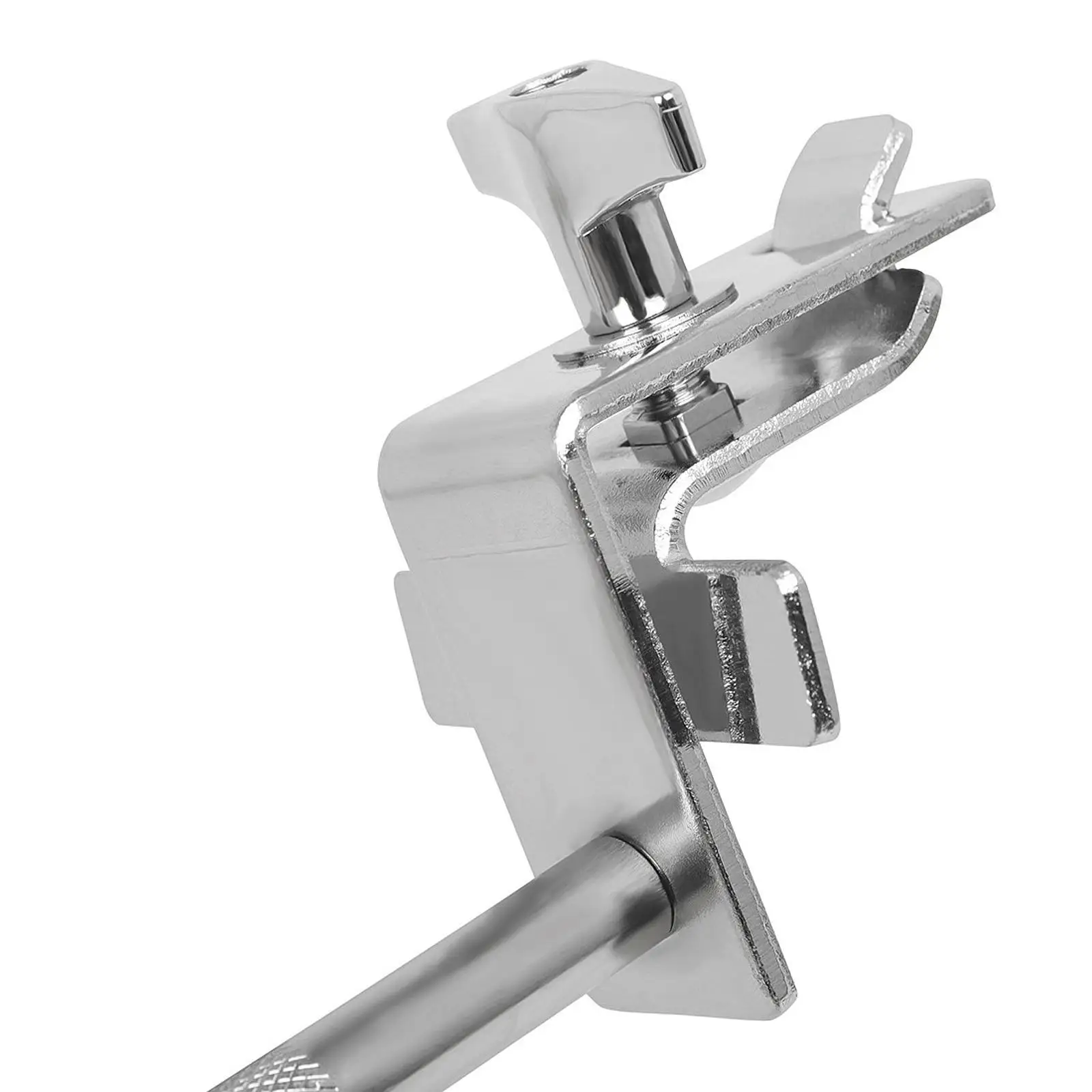 

Metal Bass Drum Cowbell Adjustable Percussion Accessory with Clamp Holder Rhythm Music Instruments for Drum Set Performance