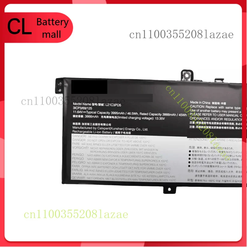 NEUER L21C3PD5 L21M3PD5 L21M4PD6 Akku für ThinkBook 14 G4+ IAP 46,5W