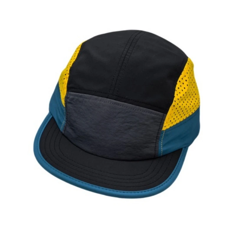 Ultralight 5 Panel Mesh Cap Dry Quick Breathable Running Cap Outdoor Sports Hat For Cycling Baseball Trail Running Snapback Hat