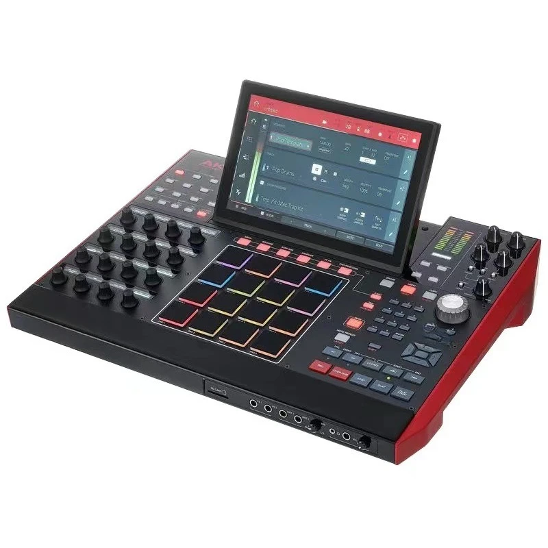 MIDI keyboard controller percussion pad drum machine view 3