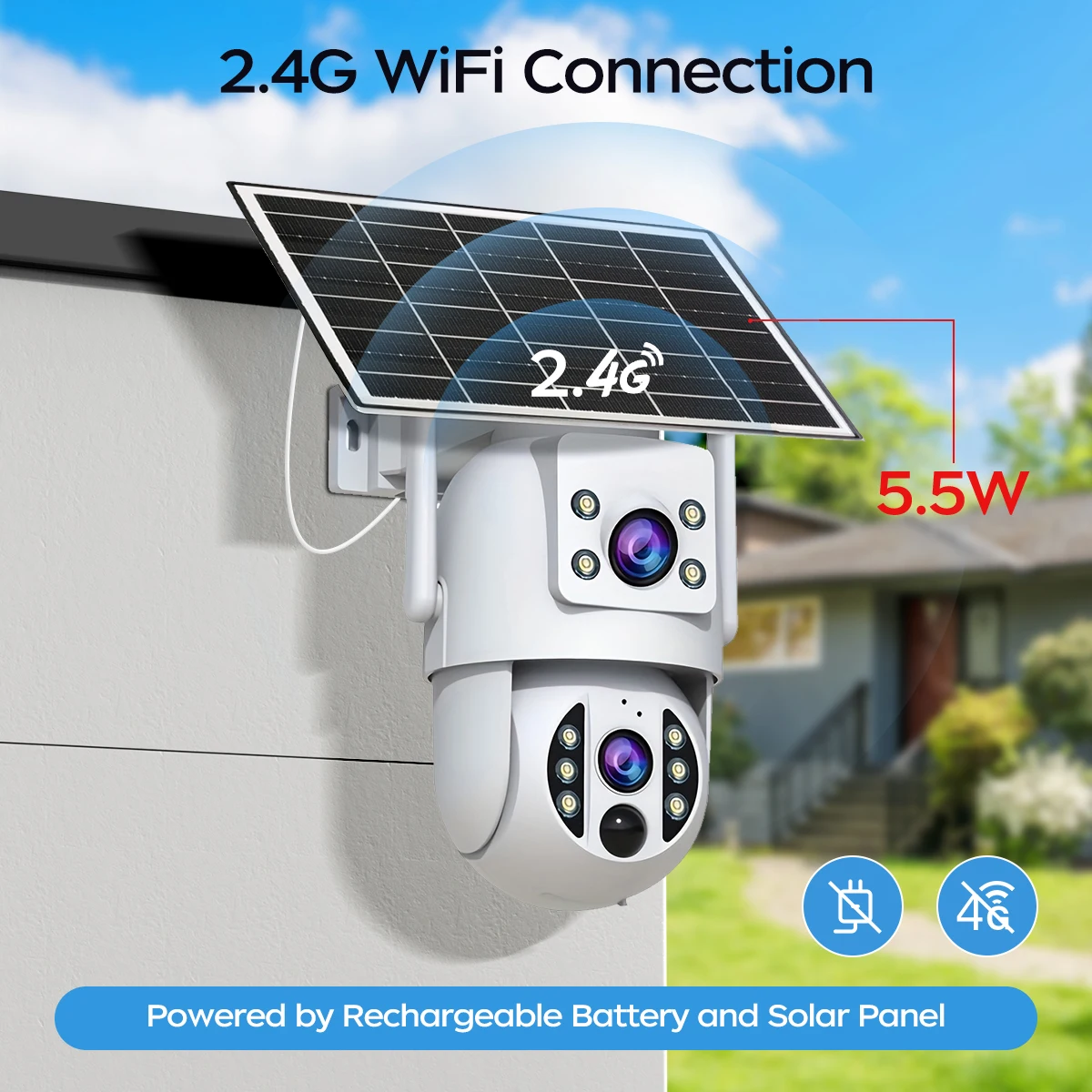 JOOAN 4K 6MP WiFi 감시 카메라 태양광 야 - Photography Uk 리뷰 및 가격