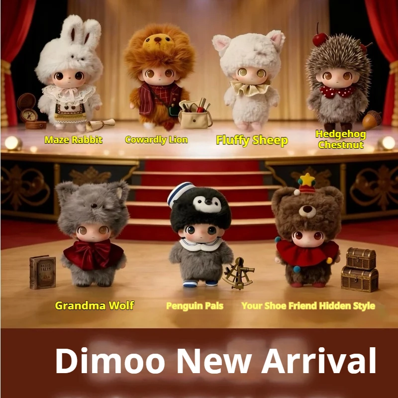 

POPMART Оригинальная серия Dimoo Secret Theatre Club: Новая коллекционная игрушка-сюрприз (Blind Box), подвеска-брелок для сумки, кукла, подарок для друзей