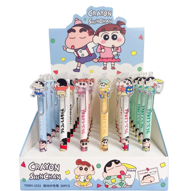 Anime Cartoon Crayon Shin-Chan Noob Gel Pen Exquisite Box
