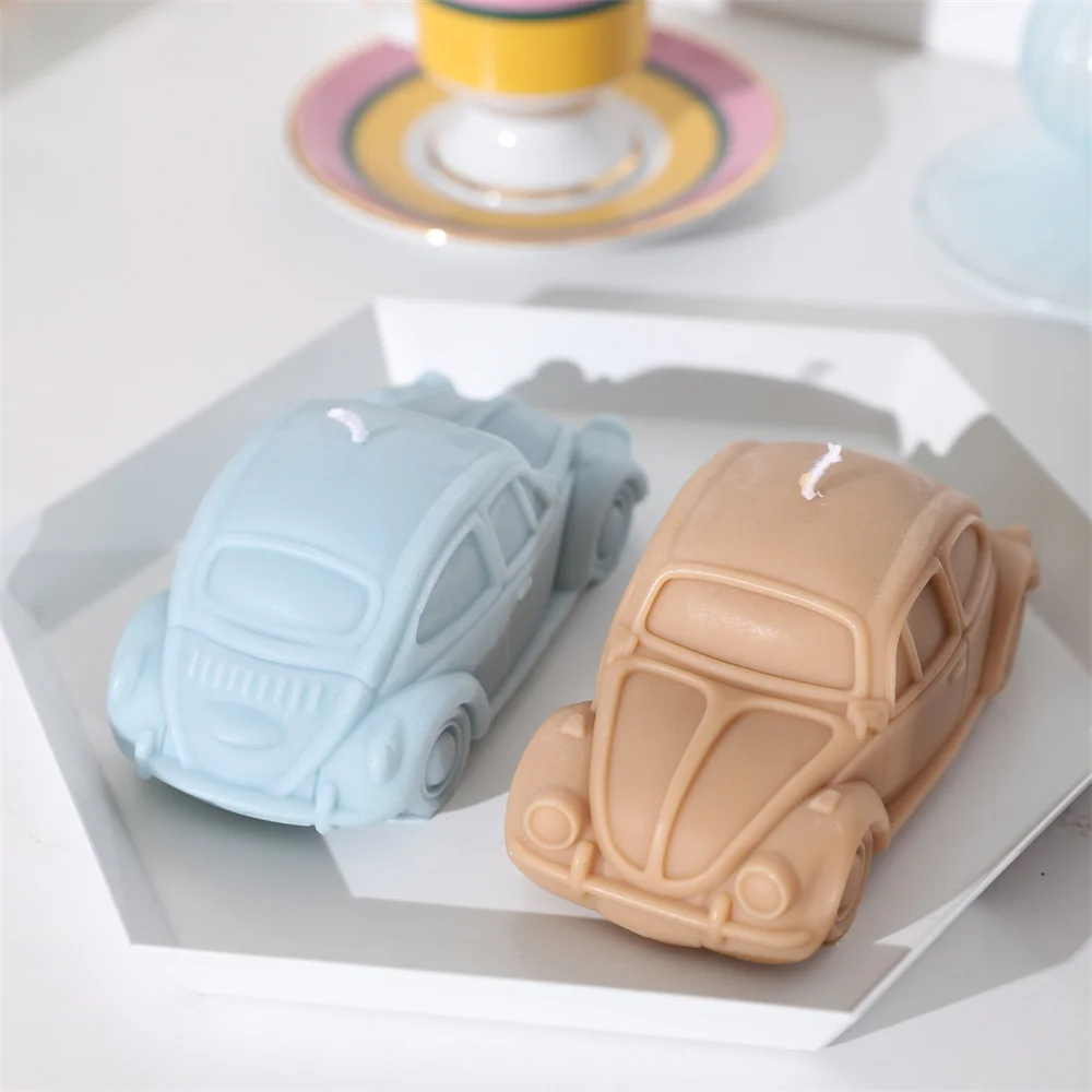 Classic Coupe Car Silicone Molds for Candles DIY Home Scented Candle Silicone Mold Handmade Candle Making Supplies