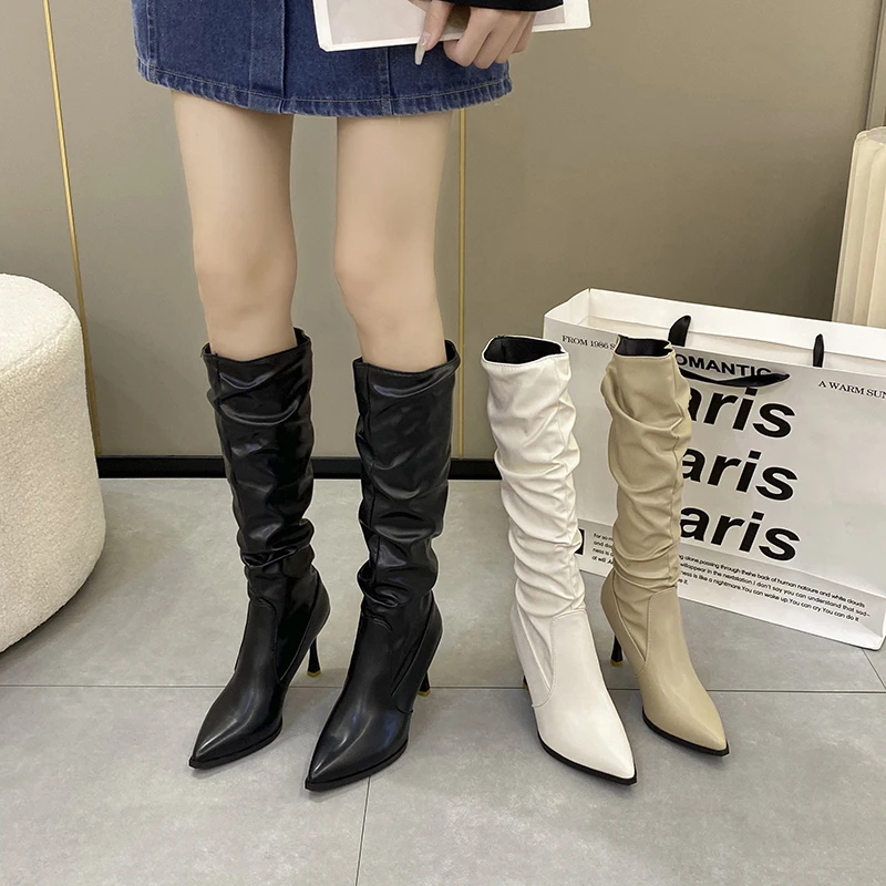 Pointed Toe White H…