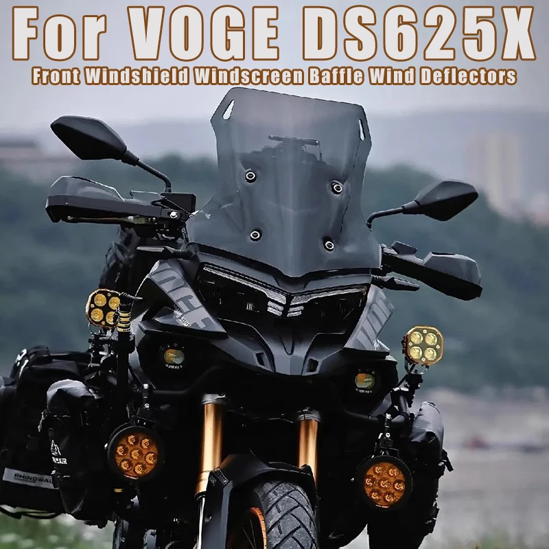 

Motorcycle Front Windshield Windscreen Baffle Wind Deflectors Protector Cover Accessories For VOGE DS625X DS 625X DSX625