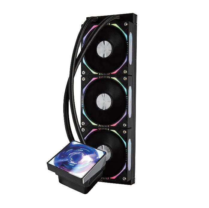 RS360 LCD 4.0 inch AIO Liquid Central Processor Cooler Large screen display 320 watts TDP 80x97x69mm High-end desktop computer c