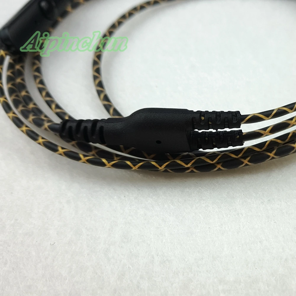 Aipinchun 3,5mm l Biege buchse DIY Kopfhörer kabel mit Mikrofon Controller Reparatur Ersatz Kopfhörer Kabel