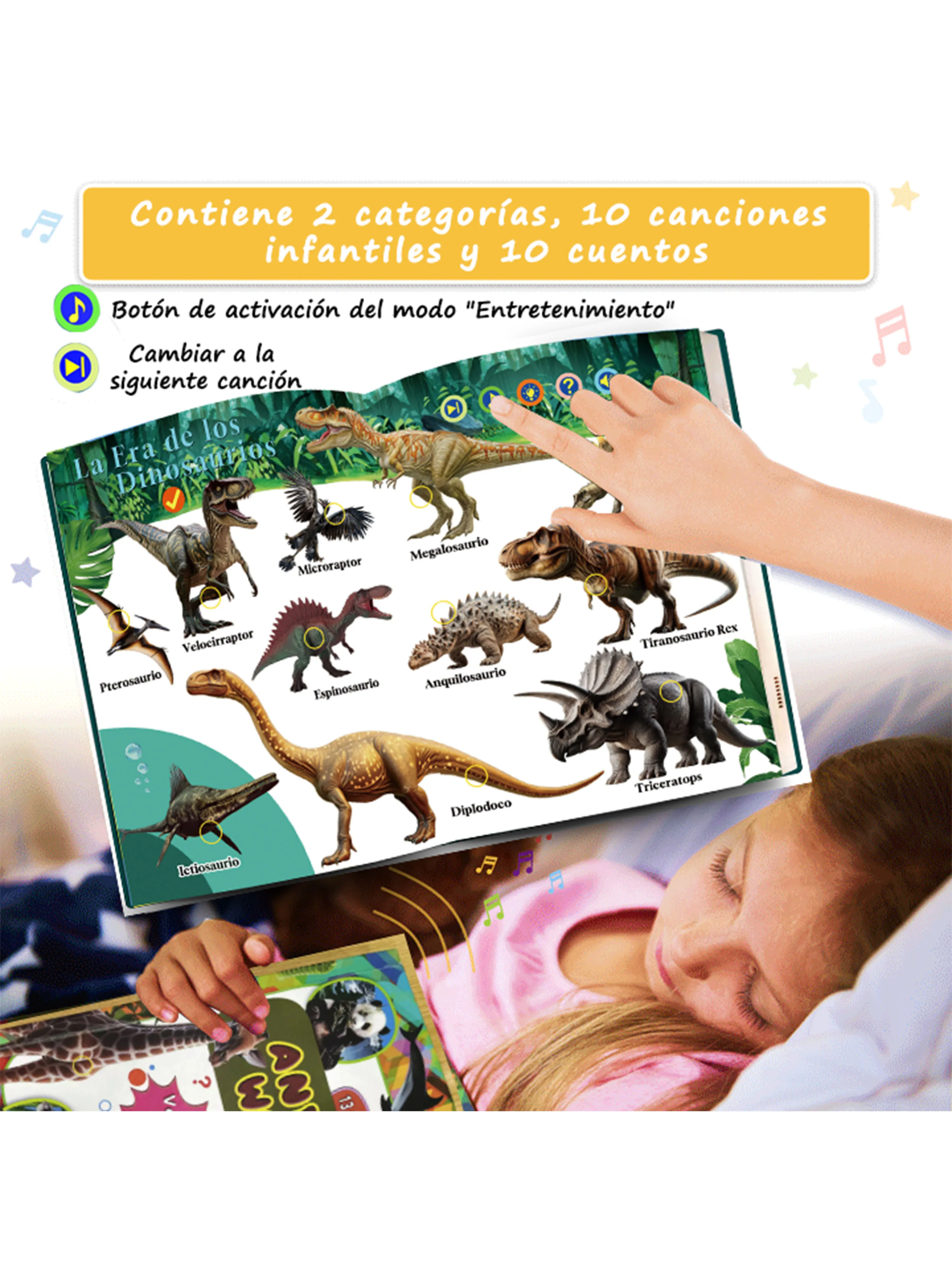 Livre multifonctionnel intelligent Montessori pour tout-petit, apprentissage de l'espagnol, lecture et nettoyage des points, jouets pour enfants précoces