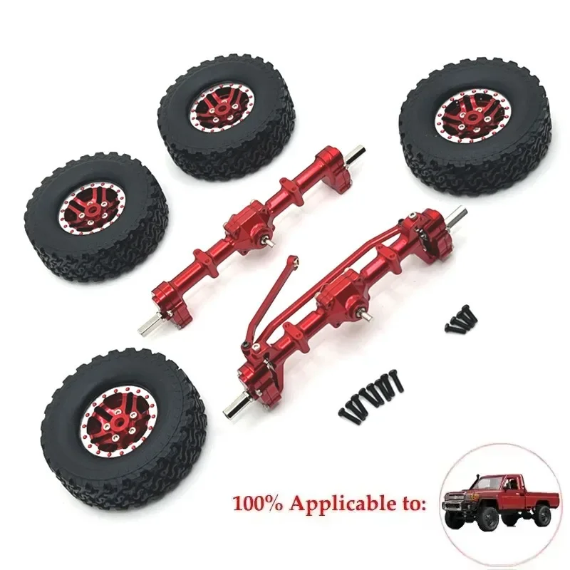 RCGOFOLLOW MN82 LC79 MN78 1/12 RC Car Parts Aluminum Alloy Front Rear Portal Axle Upgrade and Modification Vulnerable DIY Kits