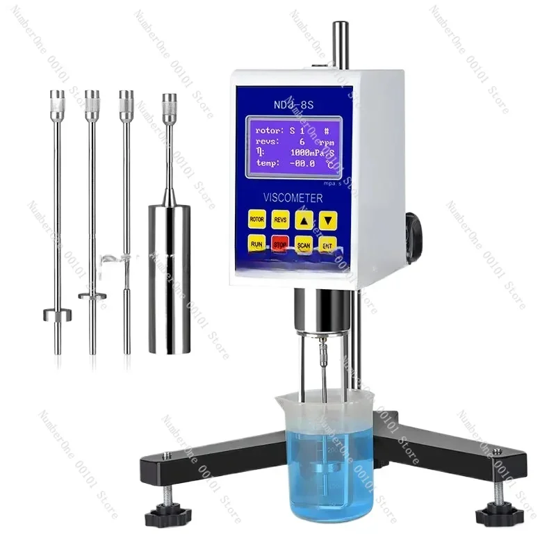 

Attachment New Digital Rotary Viscometer High Precision Paint Viscosity Meter LCD NDJ-5S/NDJ-8S/NDJ-9S