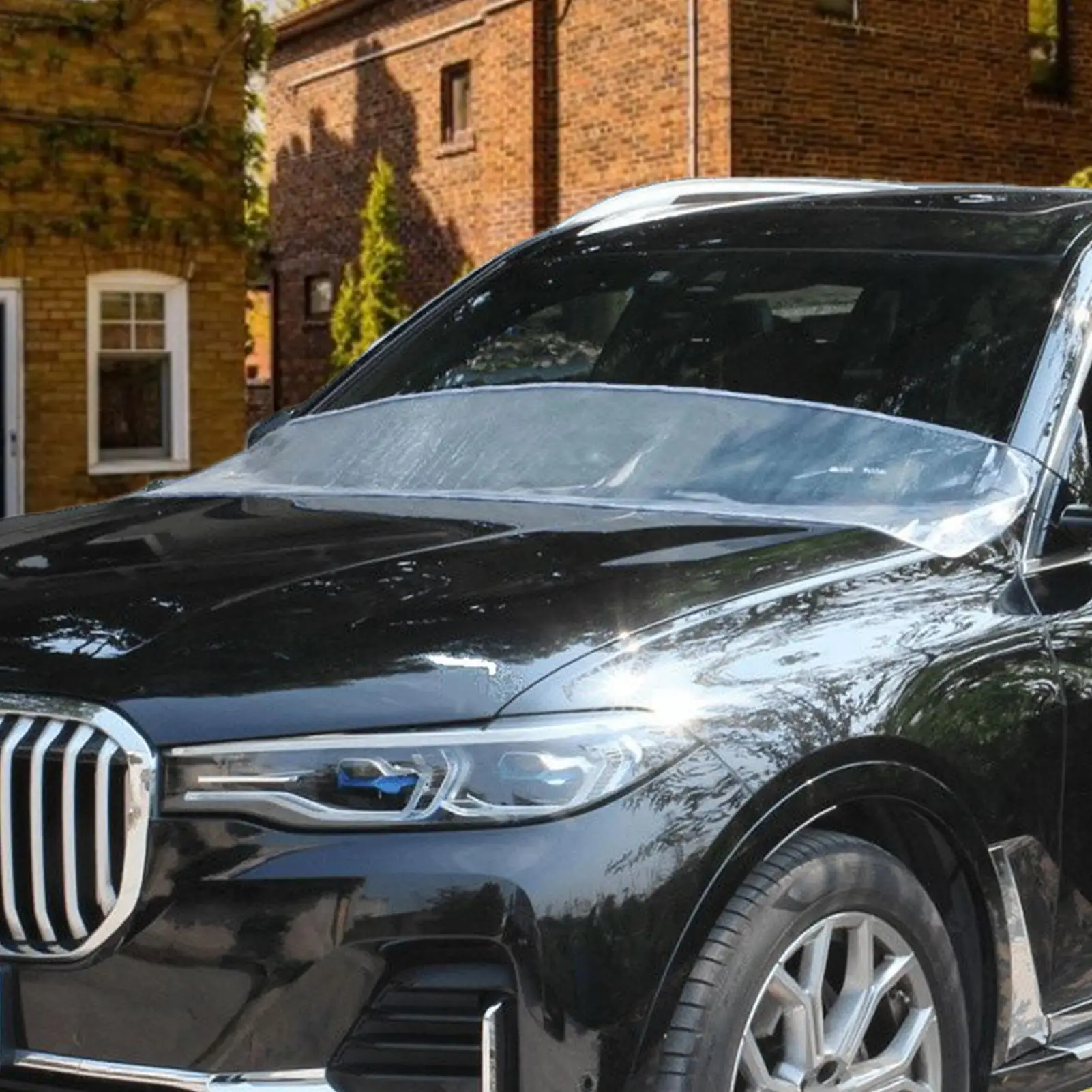 حوض المطر للزجاج الأمامي للسيارة، غطاء حماية للأوراق المتساقطة، وسادة مقاومة للغبار، حماية ضد الماء لخريف وشتاء #3