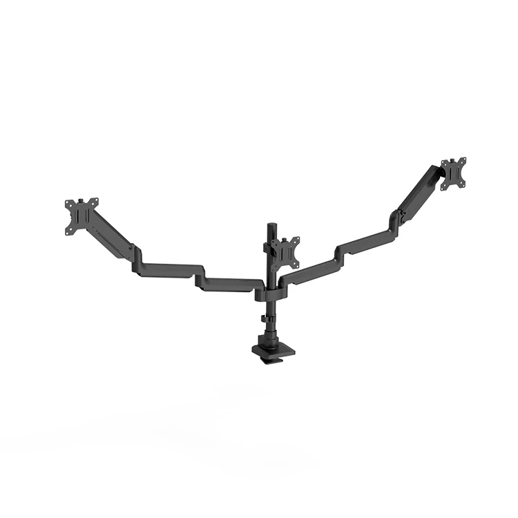 Universal Adjustable Triple Gas Spring Laptop Stand With Pole Load Up