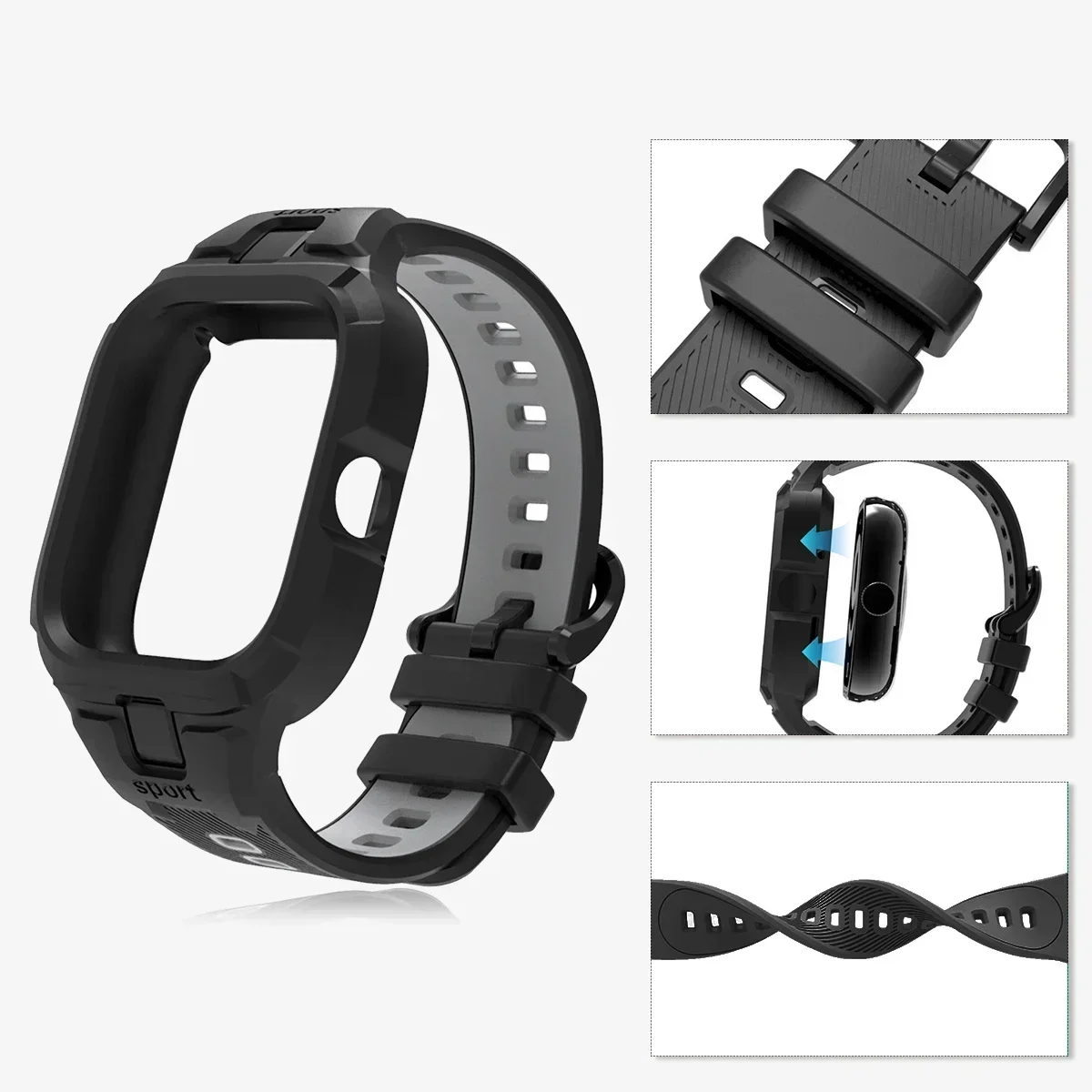 Silicone Watchband Substituição para Xiaomi Redmi Watch 4, Sport Strap, Soft TPU Wristband, Correa Smartwatch Acessórios