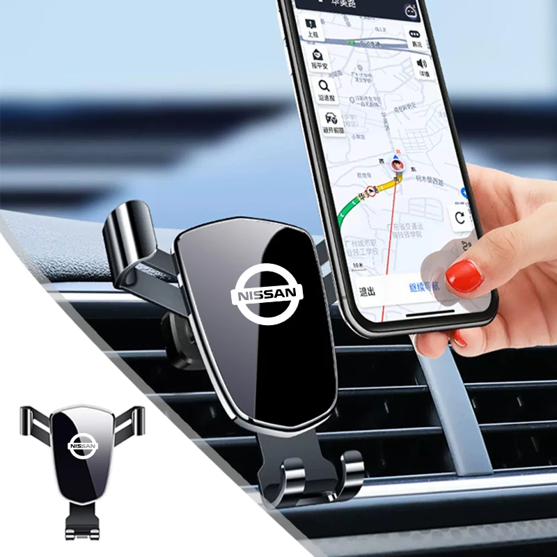 Car Phone Holder Smartphone Navigation GPS Holder Accessories For Nissan Note Qashqai Pulsar Sentra Altima Patrol Micra Rogue