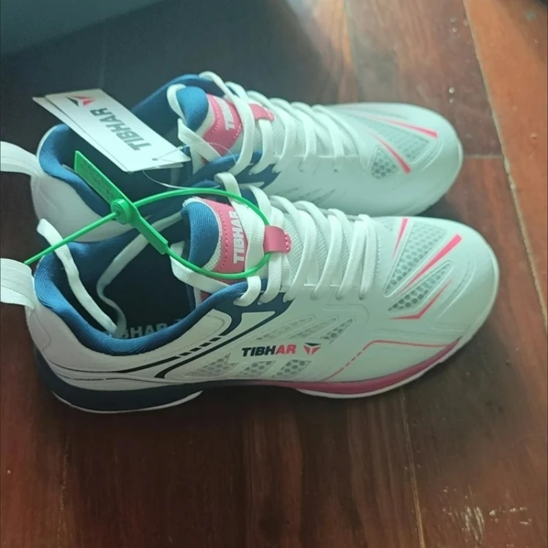 Professional Table Tennis Shoes Mesh Breathable Tennis Shoes Comfortable Badminton Shoes Anti-Slippery Indoor Court Shoe Unisex