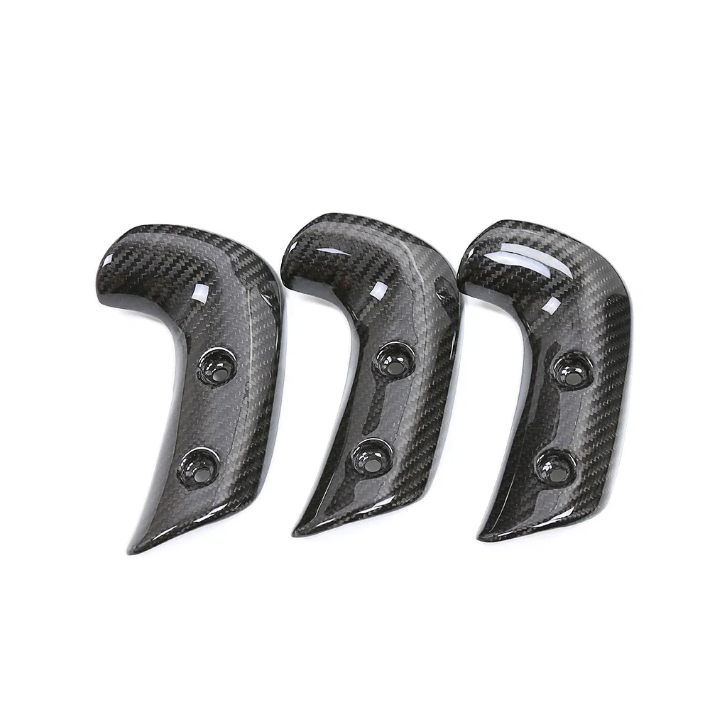 For Triumph Rocket III Rocket 3 GT 2020 2021 2022 2023 100% Carbon Fiber Exhaust Heat Shield Cover Parts Motorcycle Accessories