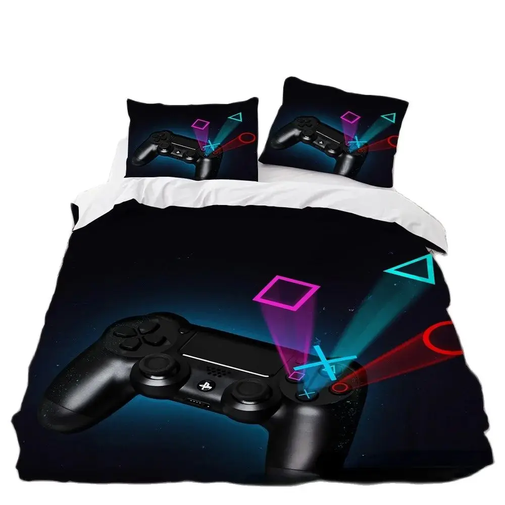 Children Gaming Quilt Cover Teenagers Boys Gamer Bedding Set room Decoration Holiday Gifts 3D Print Popular Gamer Duvet Cover