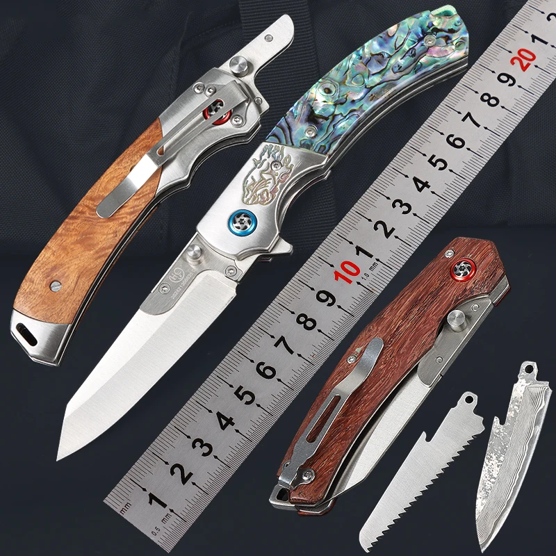 

New high-end folding knife, detachable blade, multifunctional outdoor portable pocket knife, sharp mountaineering knife