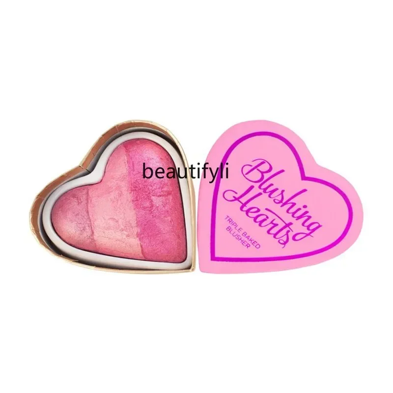 Heart-Shaped Highlight Eye Shadow Blush Rainbow Shadow Unicorn