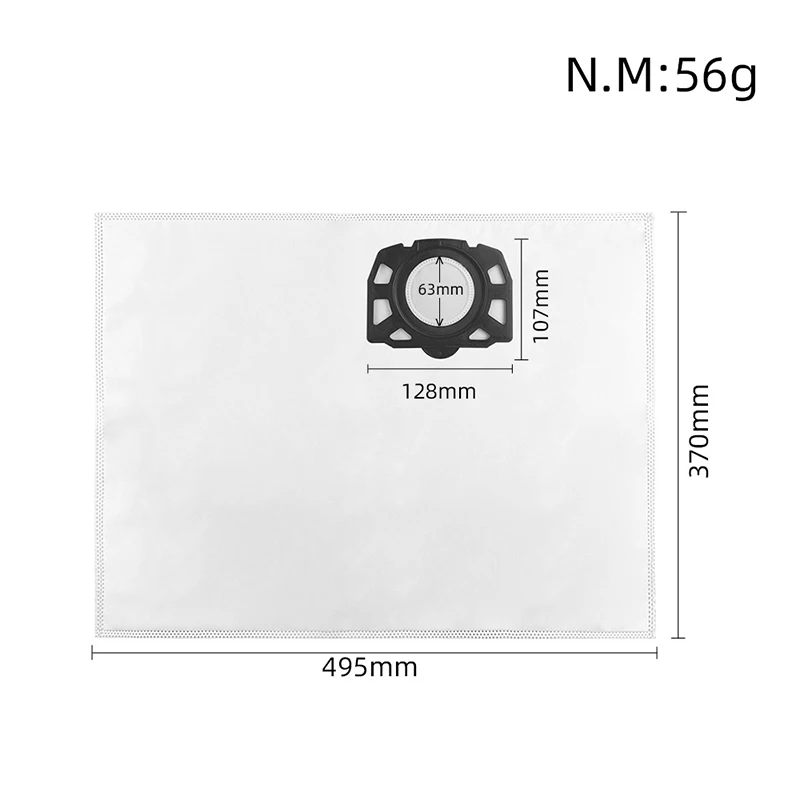 1pcs Dust Bags Replacement For Karcher 2.863-314.0 KFI 357 KA 40 WD2 Plus WD3 WD3s SE4001 SE4002Robot Vacuum Cleaner