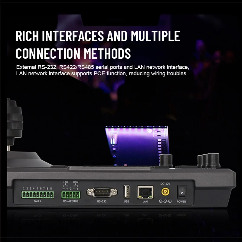 Oneking-RT20 テレビスタジオ機器放送カメラコントローラー 4D USBジョイスティック IP PTZコントローラー ジョイスティック