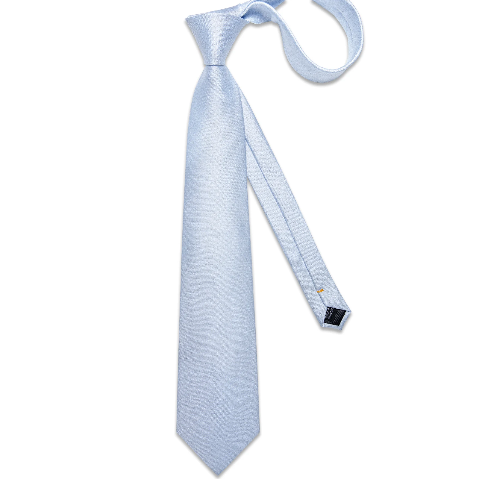New Classic Solid  Ties for Men 8cm Business Wedding Party Neck Tie Handkerchief Cufflinks Accessories Gift for Husband