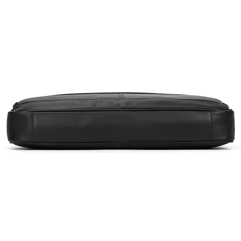 Men Briefcase Genuine Leather Laptop Bag 14 15.6" PC Doctor Lawyer Computer Bag Cowhide Male Briefcase Leather Men Business Bag