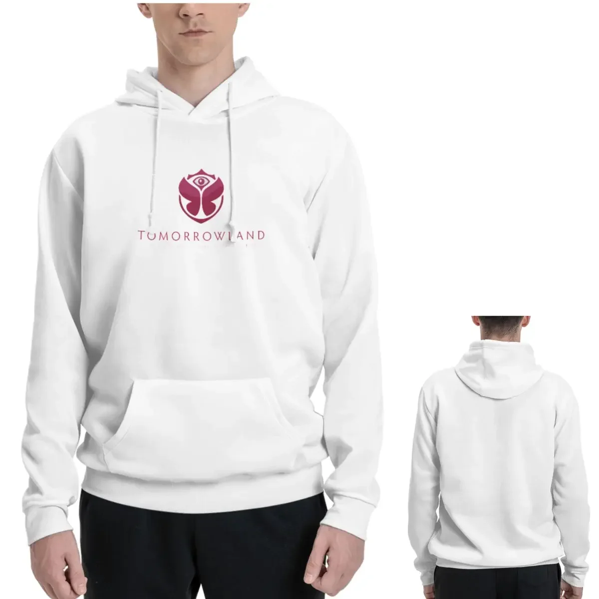 تومورولاند الكبار كاوبوي هوديس الرجال النساء عارضة البلوز البلوز المتناثرة طويلة الأكمام مقنعين الخريف الشتاء #1