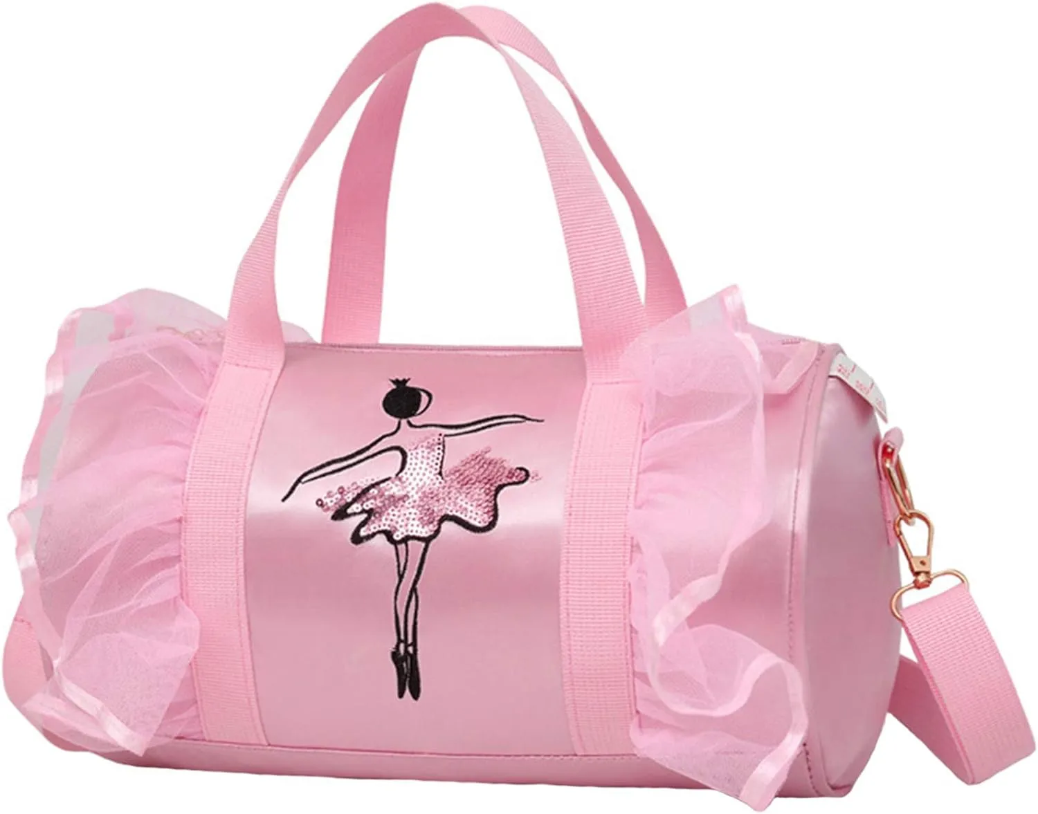 Милая сумка для балета и танцев, дорожная спортивная сумка для спортзала для девочек, сумка-пачка с брелоком для девочек