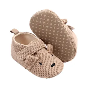 نعال أطفال غير رسمية للأولاد والبنات ، أحذية مهد محبوكة ، نعل كرتوني ناعم ، مشاة غير قابلة للانزلاق ، طفل صغير من الزواحف أفضل 9 بوت كروشيه نعل مبيعا - رقم 1