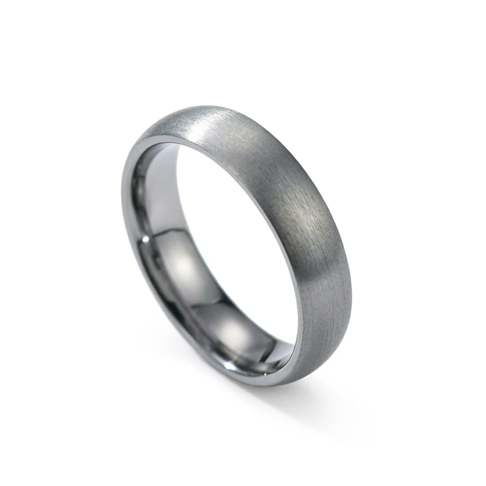 Modische 5-mm-Tantal-Versprechensringe für Männer, Hochzeits- und Verlobungsband, hochwertiger Schmuck, Jubiläumsgeschenke