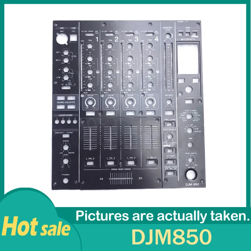 

DJM850 DJM-850 Black Panel Dj Disc 850 Iron Plate Full Set Fader Big Plate