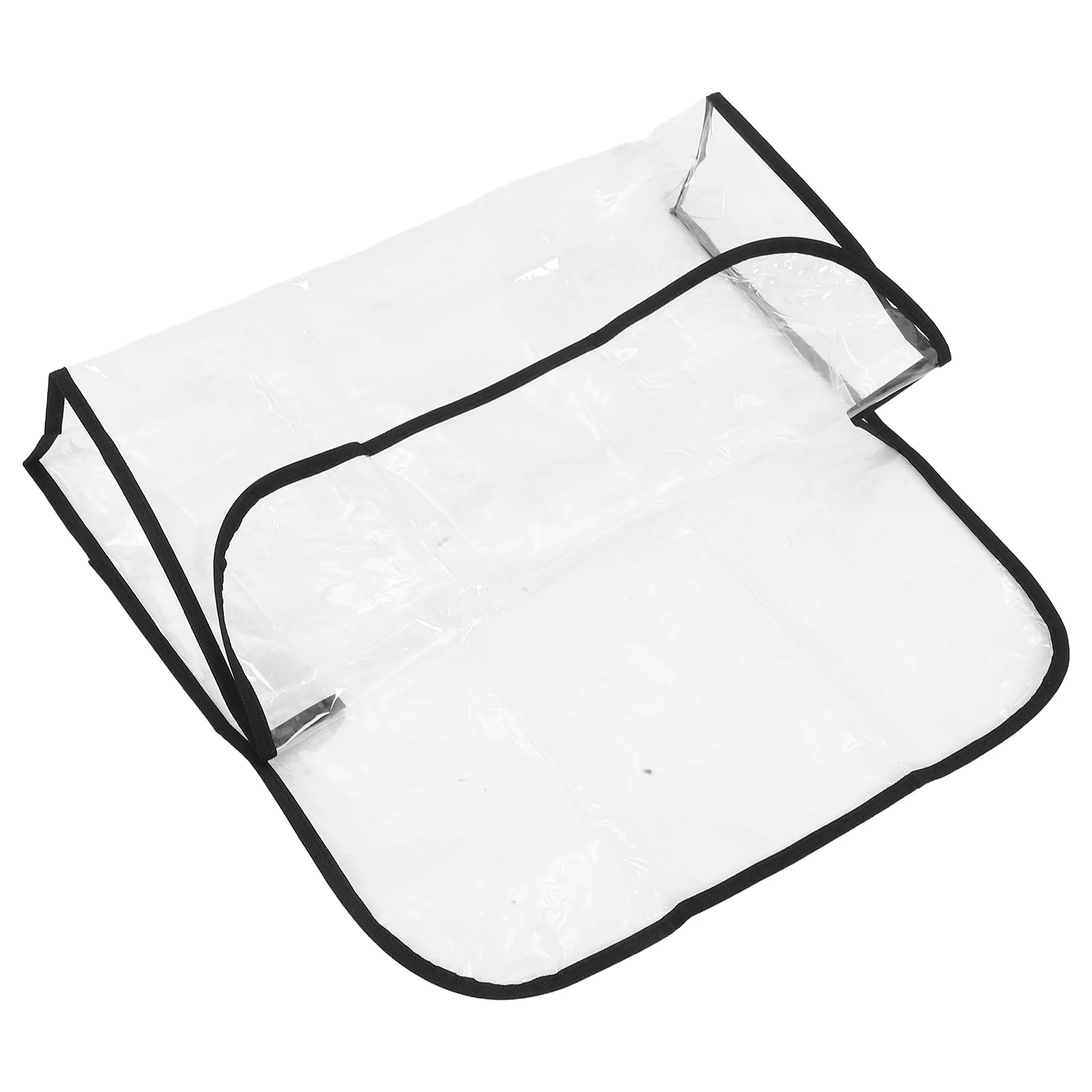 

Salon Chair Cover Protector Clear Pvc Square Hairdressing Chair Slipcover Transparent Waterproof Dustproof Easy Clean Durable