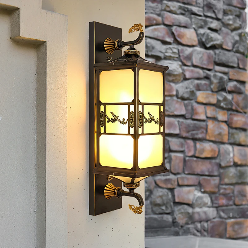 OUFULA Contemporary Solar Outdoor Waterproof Wall Lamps Simplicity Creative Balcony Hallway Courtyard Villa