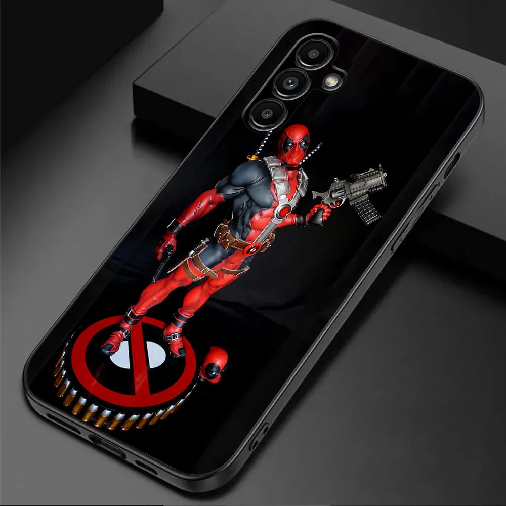 Marvel Heros Deadpool Phone Case for Samsung Galaxy A10s A70 A54 A34 A02s A03s A04s A20e A03 Core A04 A02 A01 A50 A40 Cover