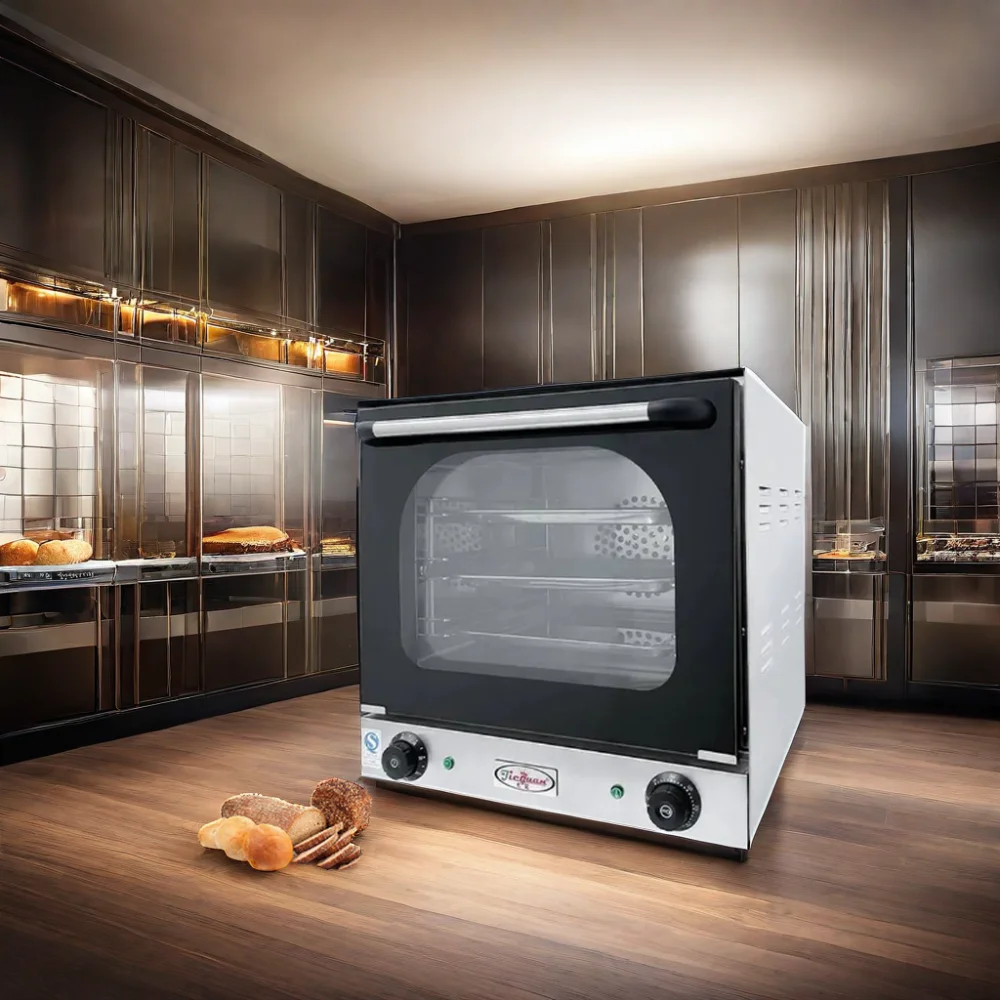 معدات تقديم الطعام في المطبخ، فرن خبز كهربائي للاستخدام التجاري، فرن خبز سطح الخبز