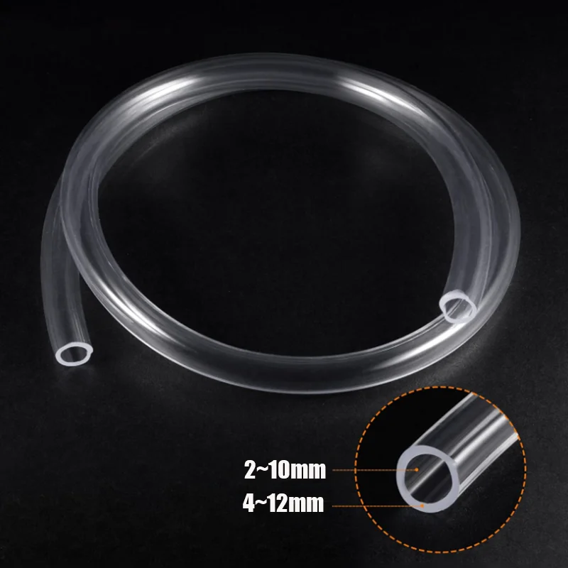2M/5M PVC Transparent Hoses Aquarium Pump Tube ID 2 3 4 4.5 5 6 7 8 10mm Clear Plumbing Pipe Garden Watering Hose
